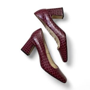 Intentionally Blank Monaco Martin Croc Pumps